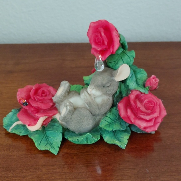 Fitz & Floyd Charming Tails - Life is a Bed of Roses - Signed by Artist - Picture 3 of 11